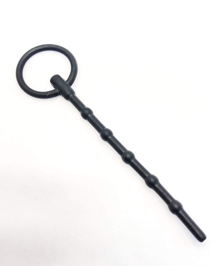 Ribbed Beginner's Silicone Hollow Urethral Plug