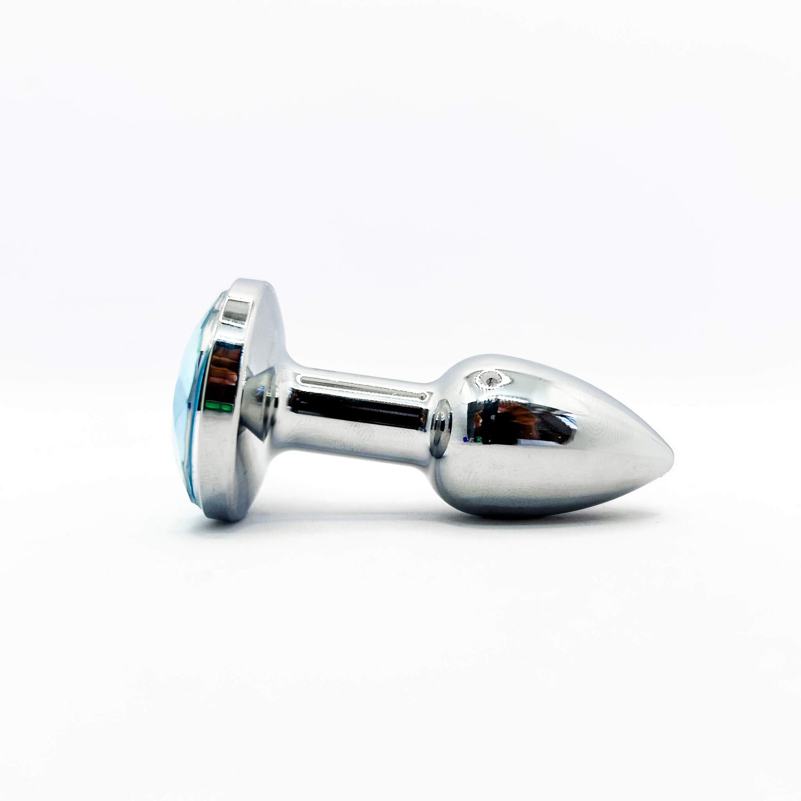 Extra Small Jewelled Metal Butt Plug (18mm)